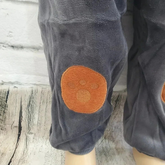 3T Toddler Grey Teddy Bear 2 piece Hoodie and Pants Velvet Outfit Set - Picture 9 of 14